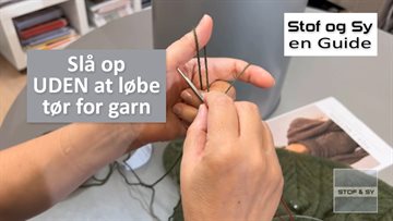 Slå masker op uden at løbe tør for garn - En guide fra Stof og Sy